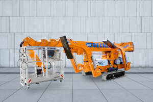 Ketten Arbeitsbühne mieten 30 Meter 400 Kilogramm